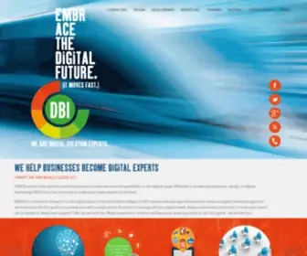 Dbihq.com(Digital Business Intelligence) Screenshot