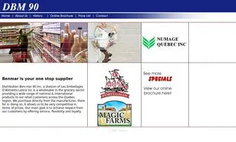 DBM90.com(ACCUEIL/HOME) Screenshot