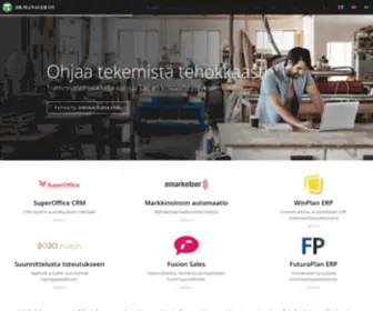 Dbmanager.fi(Ratkaisut, joilla teet tulosta) Screenshot
