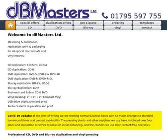 Dbmasters.co.uk(CD Duplication) Screenshot