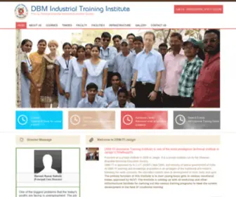 Dbmitc.co.in(DBM Industrial Training Institute) Screenshot