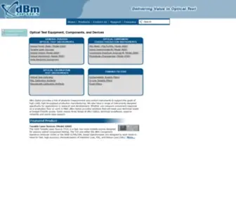 Dbmoptics.com(DBm Optics) Screenshot