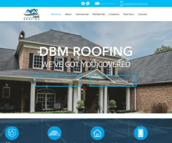 DBmroofing.com(Residential and Commercial Roofing) Screenshot