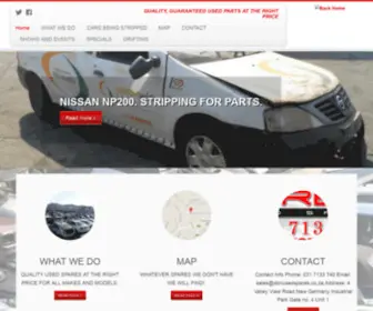 Dbnusedspares.co.za(QUALITY, GUARANTEED USED PARTS AT THE RIGHT PRICE) Screenshot