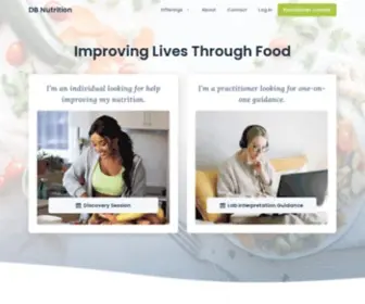 Dbnutrition.net(DB Nutrition) Screenshot