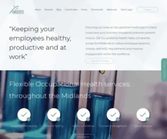 Dbocchealth.com(David Barber Occupational Health) Screenshot