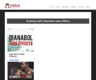 Dbolmusclebulk.com(DBol Pills) Screenshot