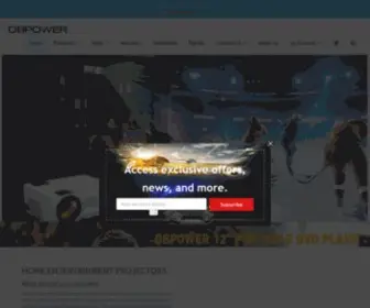 Dbpower.co(The Power of Innovation) Screenshot