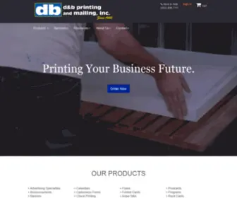 DBprinting.net(D&amp;B Printing) Screenshot