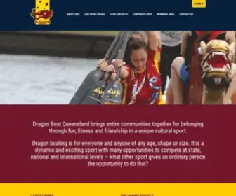 DBQ.com.au(Dragon Boat Queensland) Screenshot