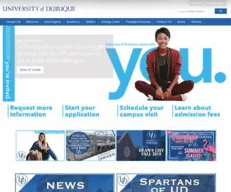 DBQ.edu(University of Dubuque) Screenshot