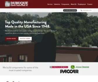 DBQstamp.com(Dubuque Stamping & Manufacturing) Screenshot