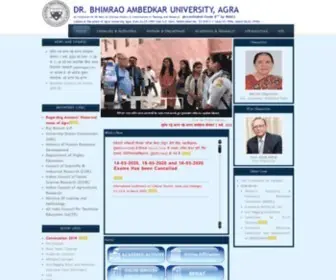 Dbrau.org.in(BHIMRAO AMBEDKAR UNIVERSITY) Screenshot