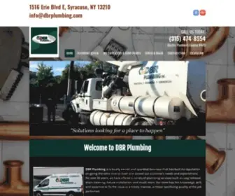 DBRplumbing.com(DBR Plumbing) Screenshot