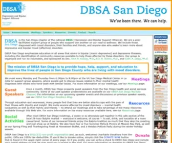 Dbsasandiego.org(DBSA San Diego) Screenshot