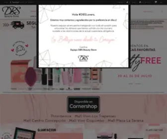 DBsbeautystore.cl(DBS Beauty Store) Screenshot