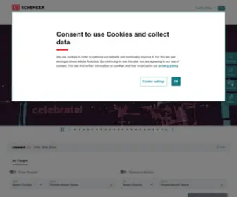 DBSchenker.co.za(DBSchenker) Screenshot