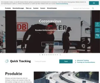DBSchenker.de(Globale Logistiklösungen und Supply Chain Management) Screenshot