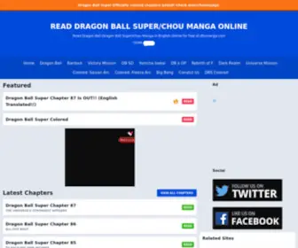 DBsmanga.com(Read Dragon Ball Super/Chou Manga Online) Screenshot