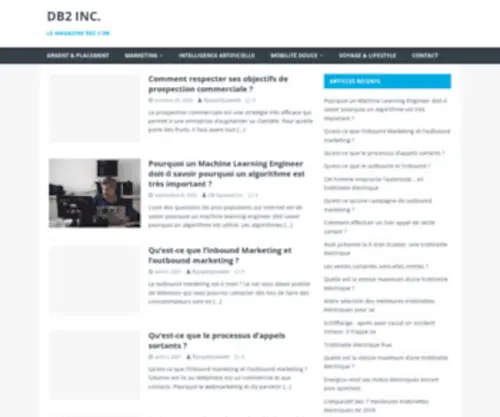 DBsquaredinc.com(WordPress) Screenshot