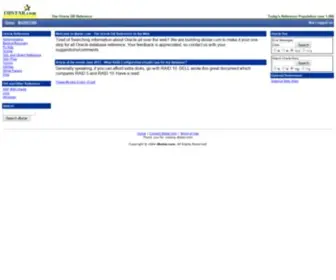 DBstar.com(The Oracle Database Reference) Screenshot