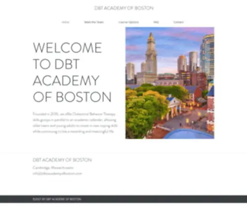 Dbtacademyofboston.com(Dbtacademyofboston) Screenshot