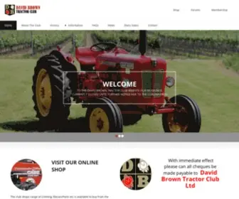 DBTC.co.uk(David Brown Tractor Club) Screenshot