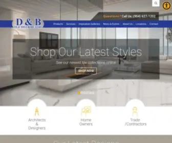Dbtile.com(Tile Stores Hollywood Florida) Screenshot