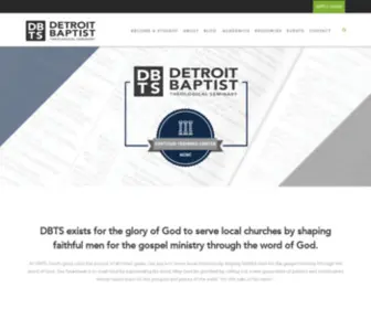 DBTS.edu(Detroit Baptist Theological Seminary) Screenshot