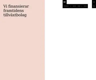 DBT.se(DBT är en nytänkande aktör som erbjuder trygga finansieringslösningar för små) Screenshot