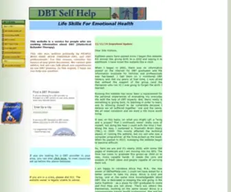 DBtselfhelp.com(DBT Self Help) Screenshot