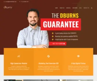 Dburnsdesign.com(Web Design Los Angeles) Screenshot