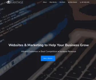 Dbvantage.com(Mississippi Web Design & Development) Screenshot