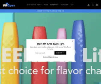 Dbvapes.com(DBVapes) Screenshot