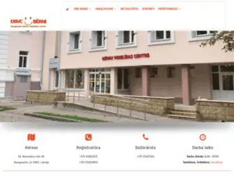 DBVC.lv(Daugavpils bērnu veselības centrs) Screenshot