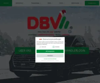 DBV.eu(Reifen, Felgen und Schmierstoffe vom Großhandel) Screenshot