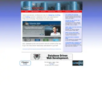 Dbwebdoctor.com(Database Driven Web Applications Developed by The Web Doctor) Screenshot