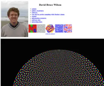 Dbwilson.com(David Bruce Wilson's) Screenshot