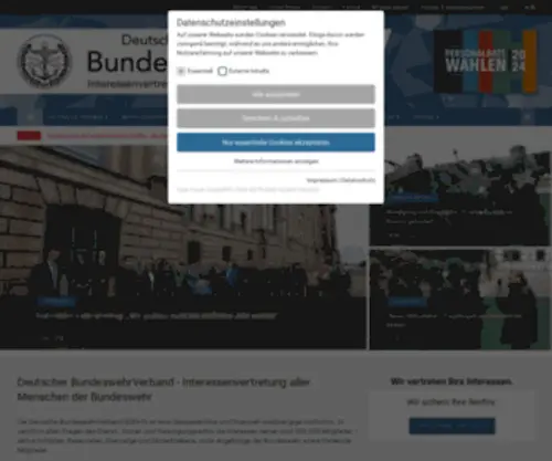 DBWV.de(Deutscher BundeswehrVerband) Screenshot