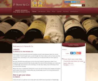 DBYrne-Finewines.co.uk(Byrne & Co) Screenshot