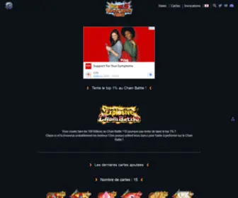 DBZ-Dokkanbattle.com(Bienvenue sur Dragon Ball Z Dokkan Battle France) Screenshot