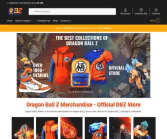 DBZ-Shop.com(Shop for Dragon Ball Z Merchandise include) Screenshot
