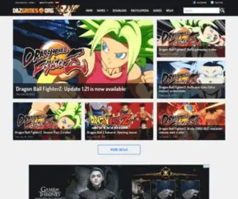 DBzgames.org(Dragon Ball Z Games) Screenshot