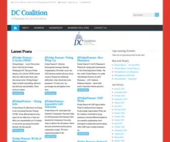 DC-Coalition.org(Of Disability Service Providers) Screenshot