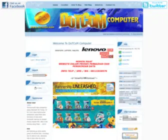 DC-Kudus.com(Toko Komputer Online DoTCoM Computer Kudus Jawa Tengah) Screenshot