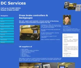 DC-Services.co.uk(Home page for DC Services for all your machine hardware and controllers) Screenshot