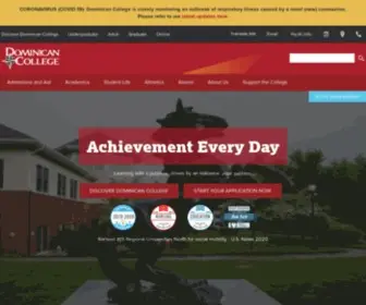 DC.edu(Dominican University) Screenshot