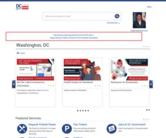 DC.gov(DC) Screenshot