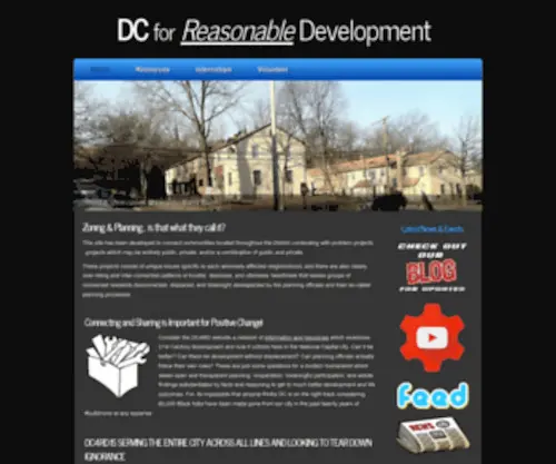 DC4Reason.org(DC for Reasonable Development) Screenshot
