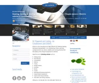 Dcairco.com(Cab Cool Air conditioner chiller 12V 24V 48V 74V 110V 400V 750V) Screenshot